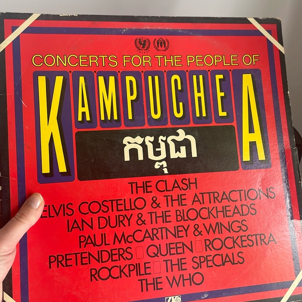 Concerts for the people of Kampuchea the clash and more